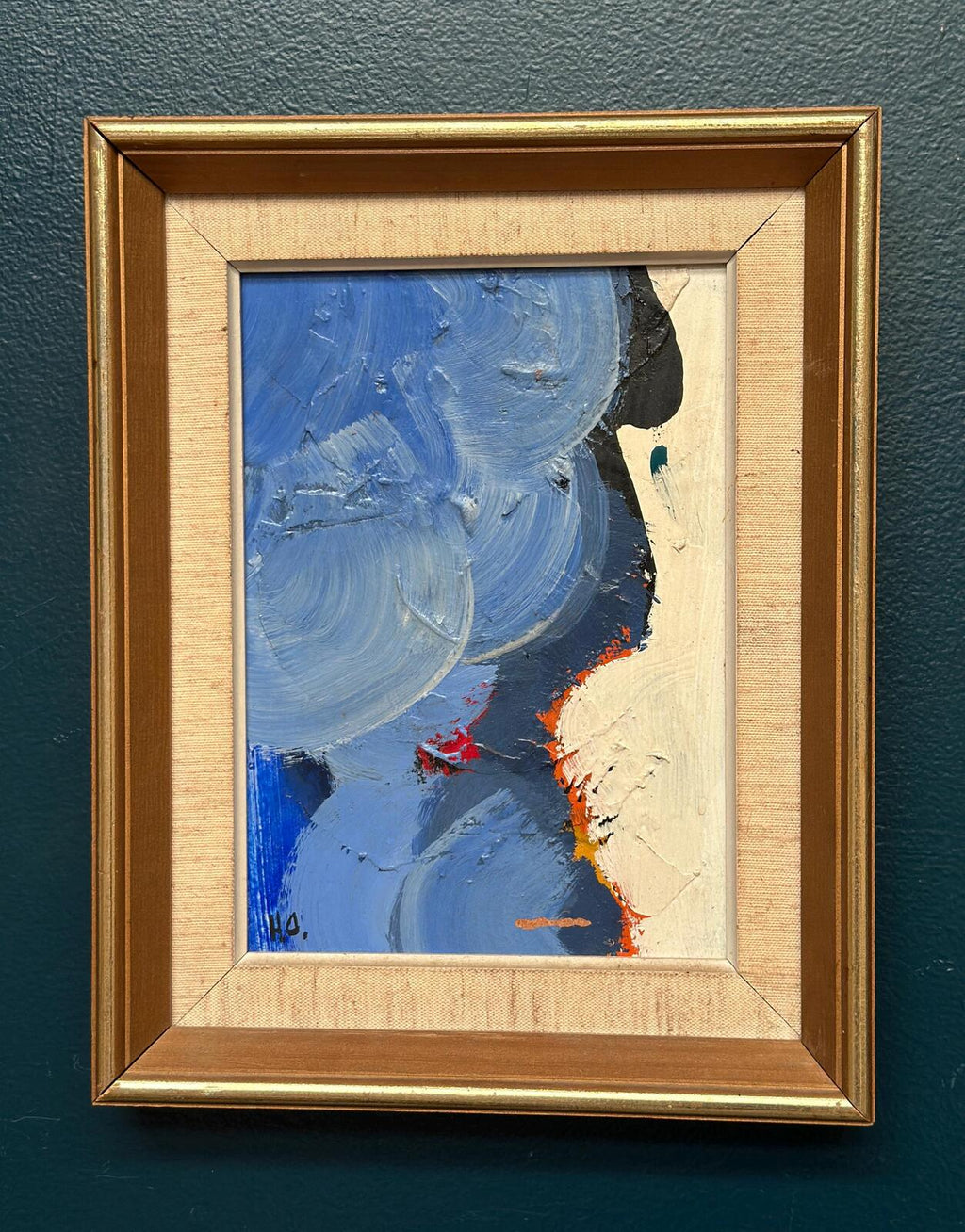 “Abstract in Blue” by Hans Oswald