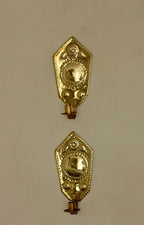 Pair Of Swedish Brass Sconces