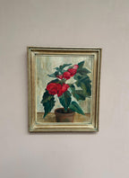 “Red Flower in Pot” by Gertrud Wiberg