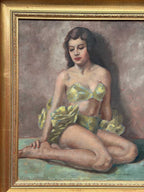 “Seated Woman” by Sigrid Wahlström de Rougemont