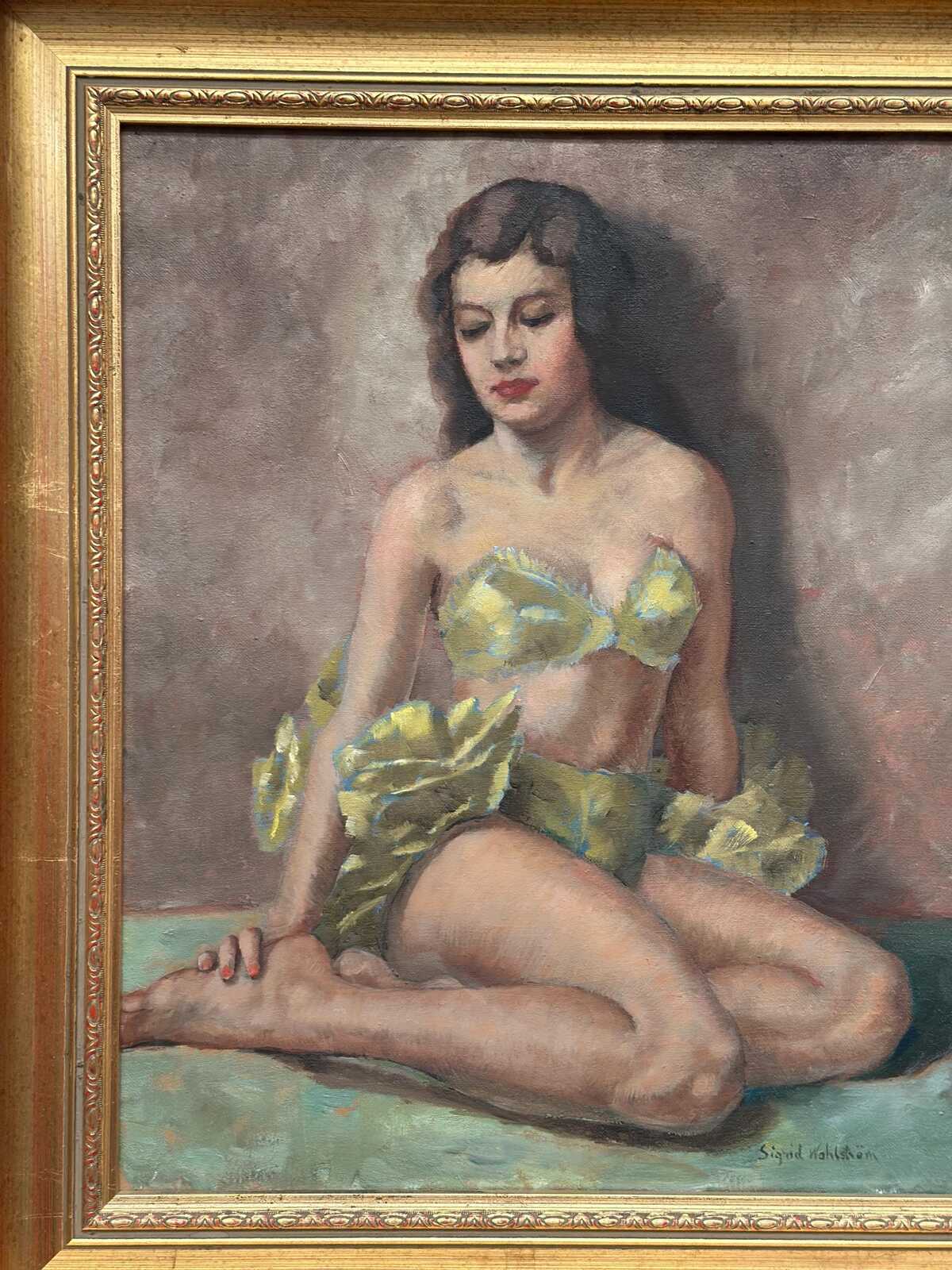 “Seated Woman” by Sigrid Wahlström de Rougemont