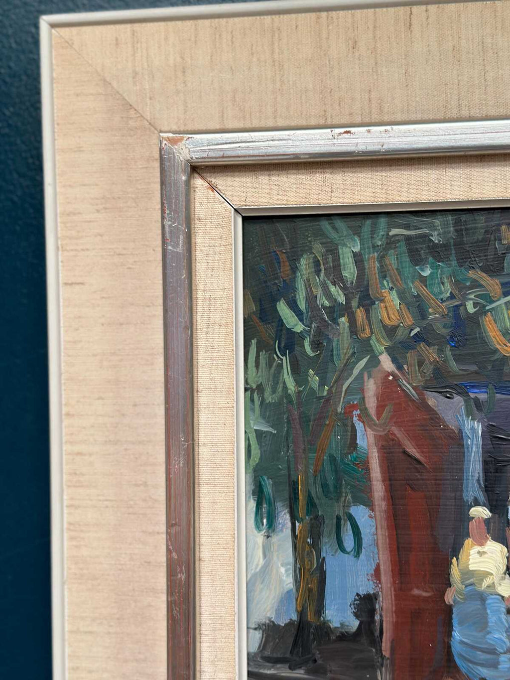 “Villagers in Courtyard” by Axel Hamborn