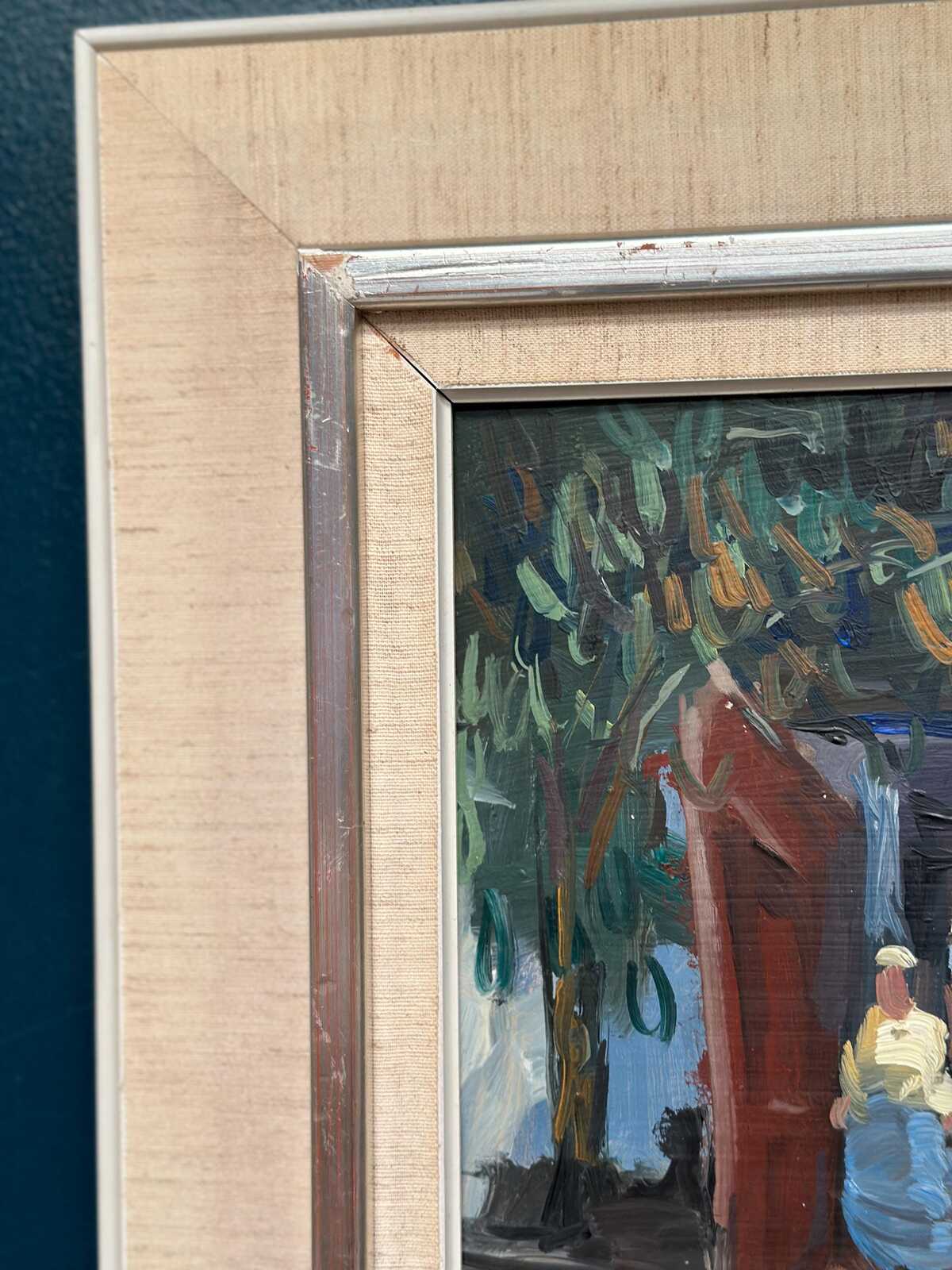 “Villagers in Courtyard” by Axel Hamborn