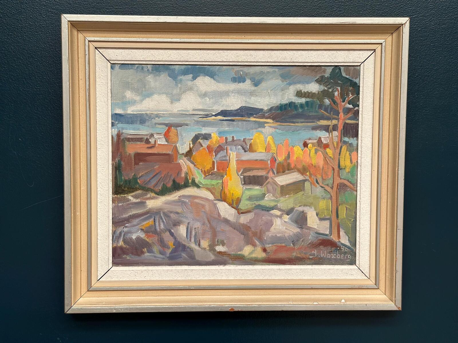 “Autumn Landscape” by J. Woxberg
