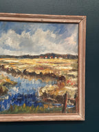 “Marsklandskap från Ribe” by Niels Mandrup Bruun (1918–1993)