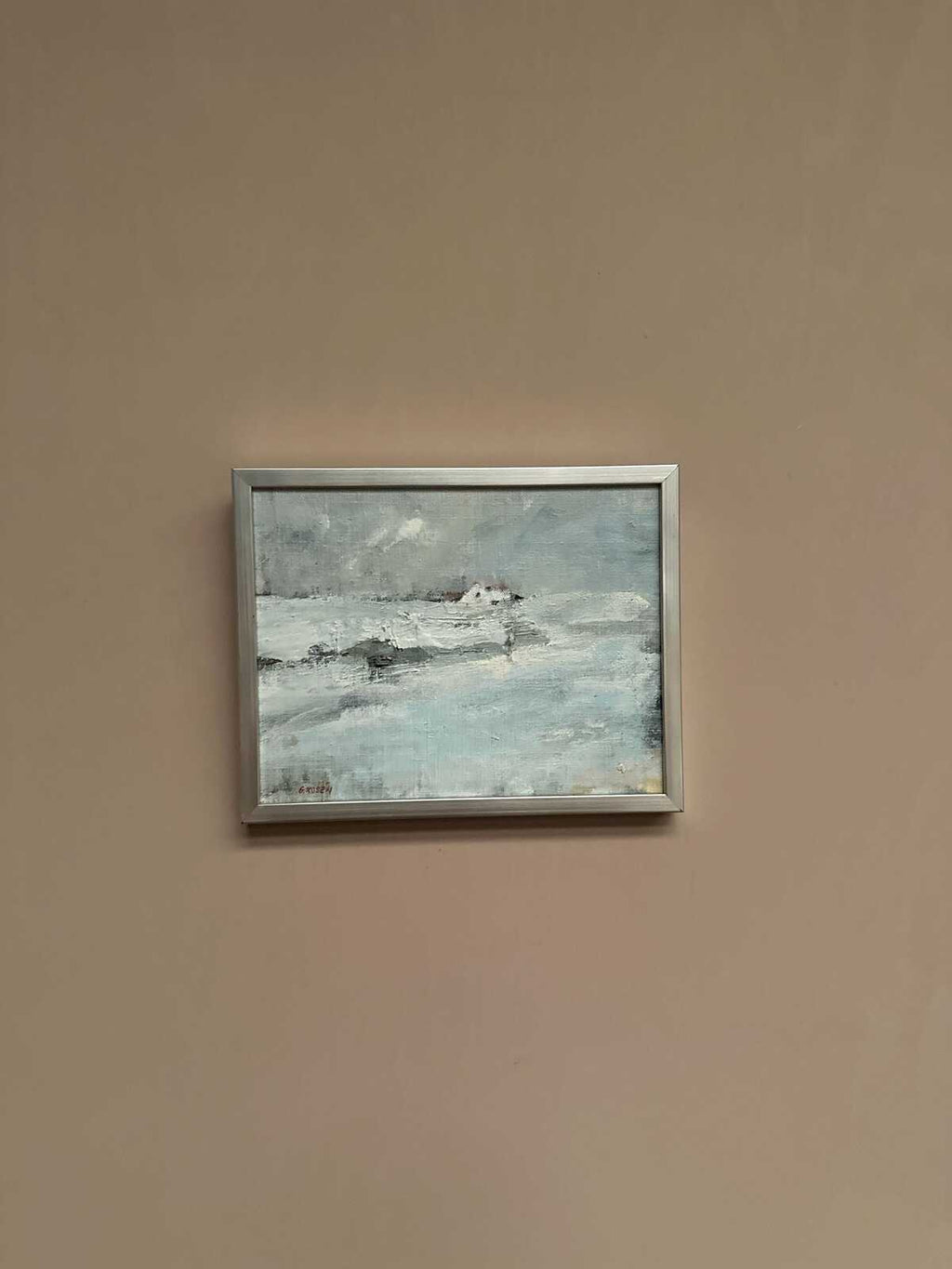 “Sea Motif with House” by G. Rosén