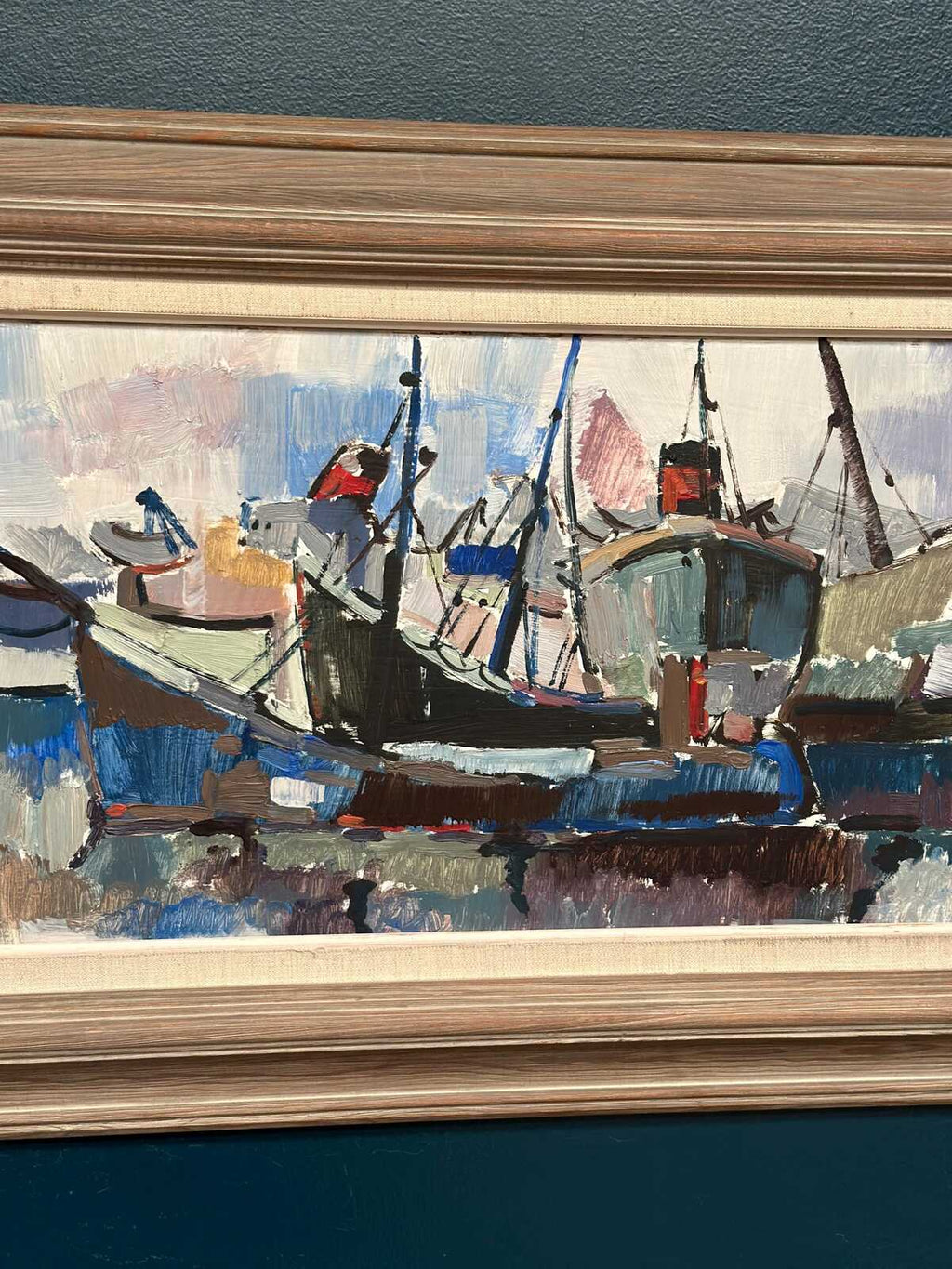 “Marine Scene” attributed to Gösta Stawåsen