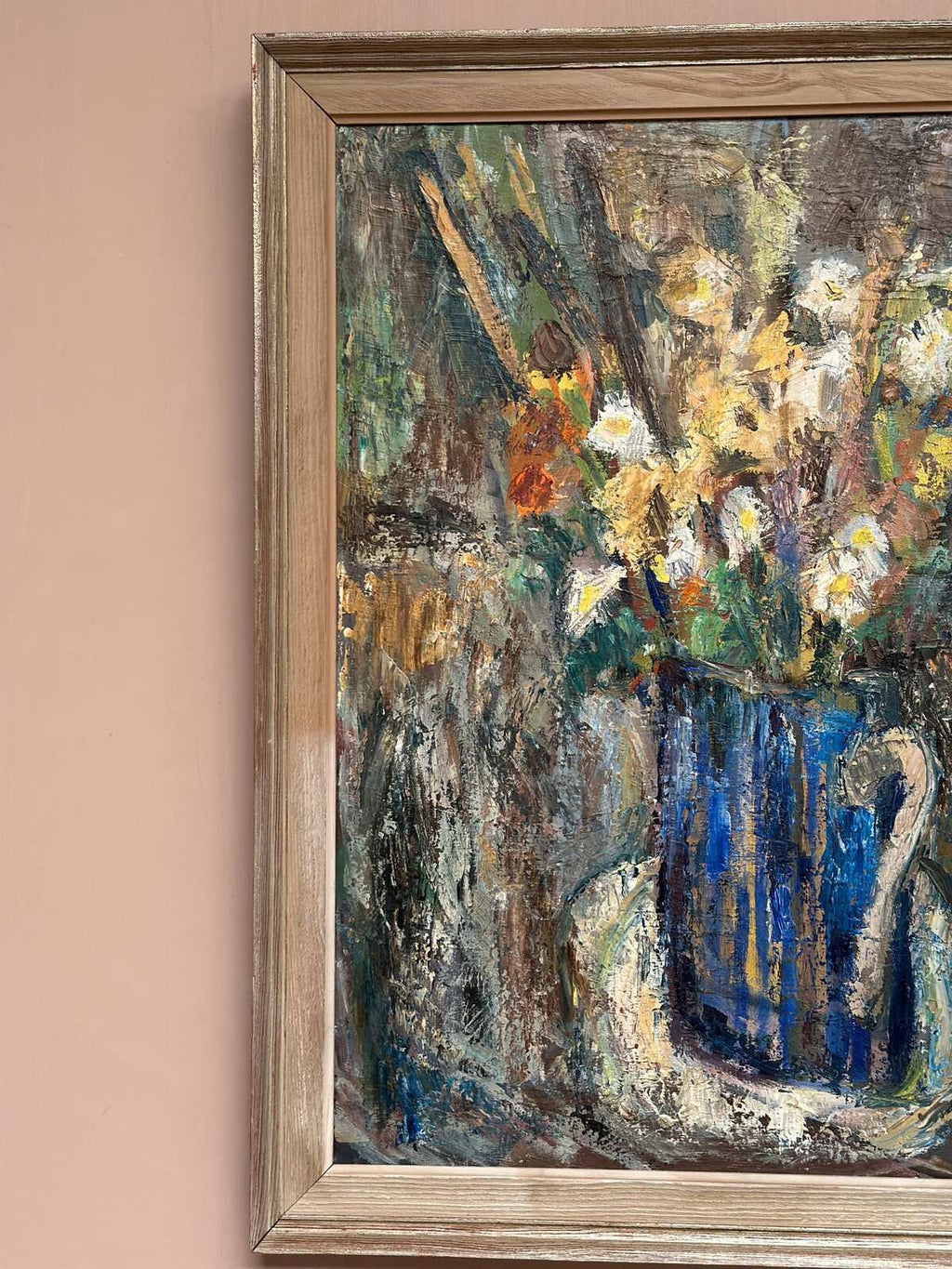 “Flowers in Blue Vase” by Sven Age