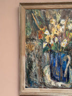“Flowers in Blue Vase” by Sven Age