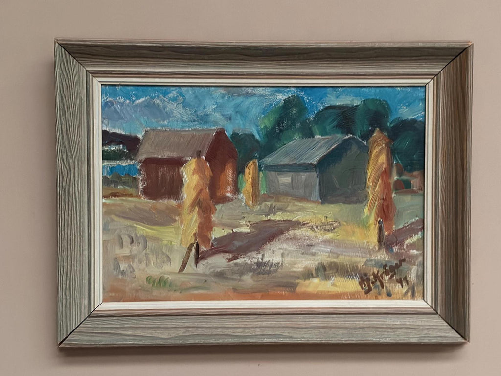 Landscape with Barns