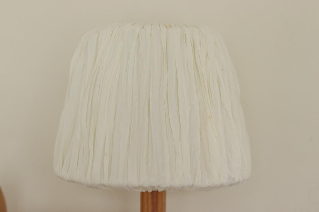 1970/80's Pair of Vintage Pine Wood Wall Lamps by Solbackens Svarveri Hyssna