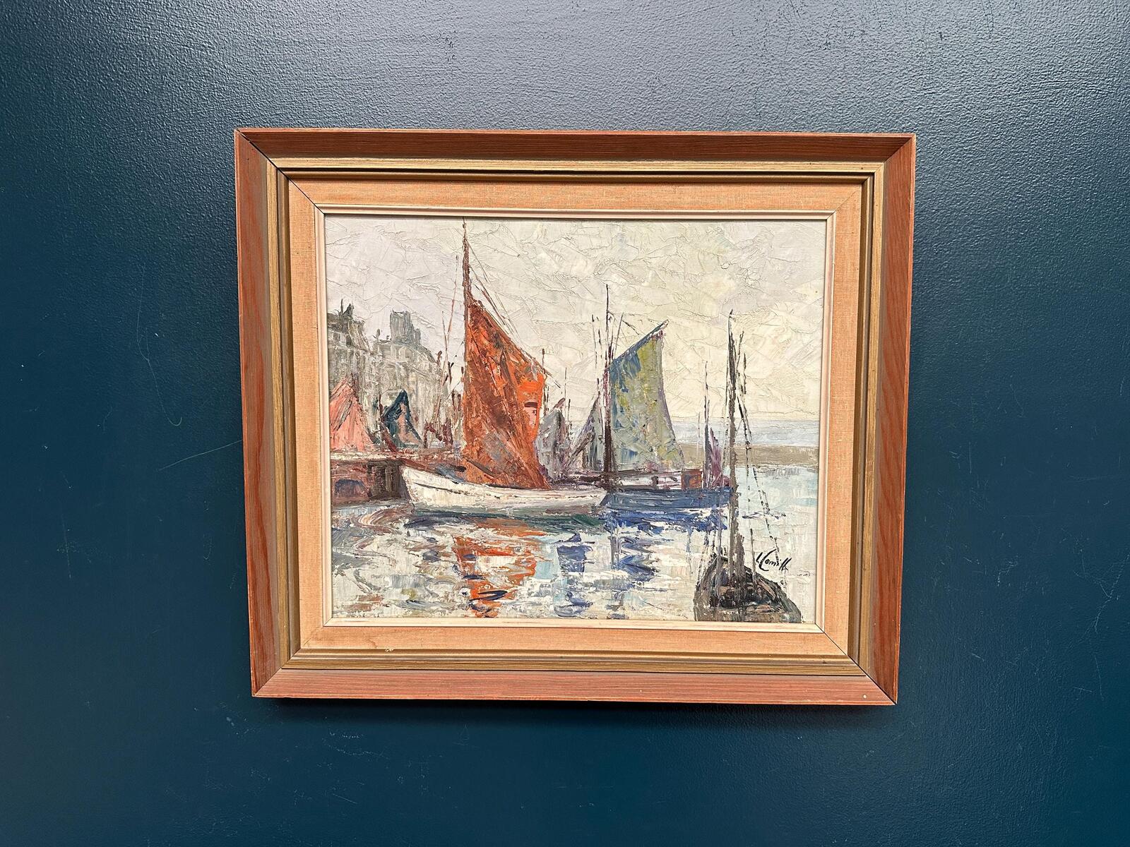 “Boats in Harbour” by Inge Camill
