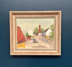 “Barns with Red Chimney” by A Svensson