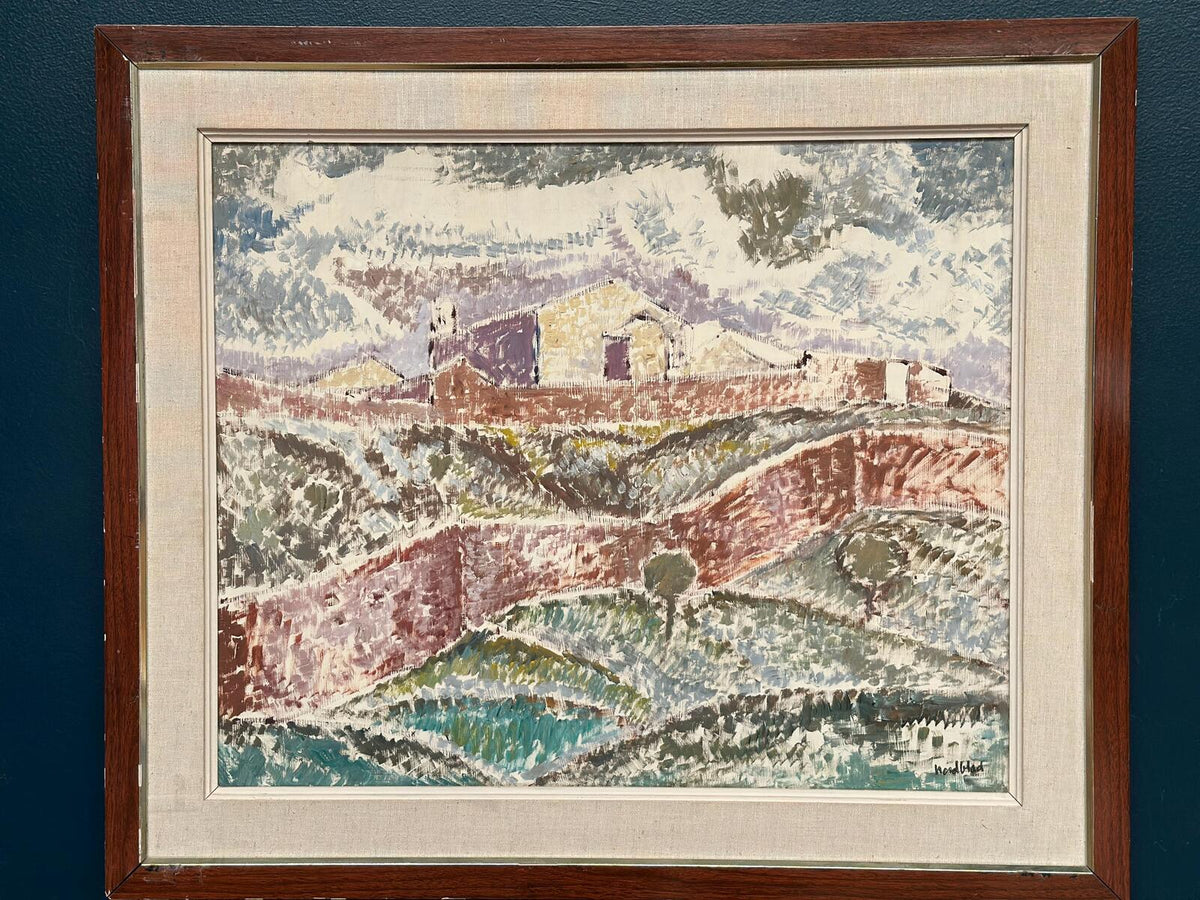 “Landscape with Buildings” by Gösta Nordblad