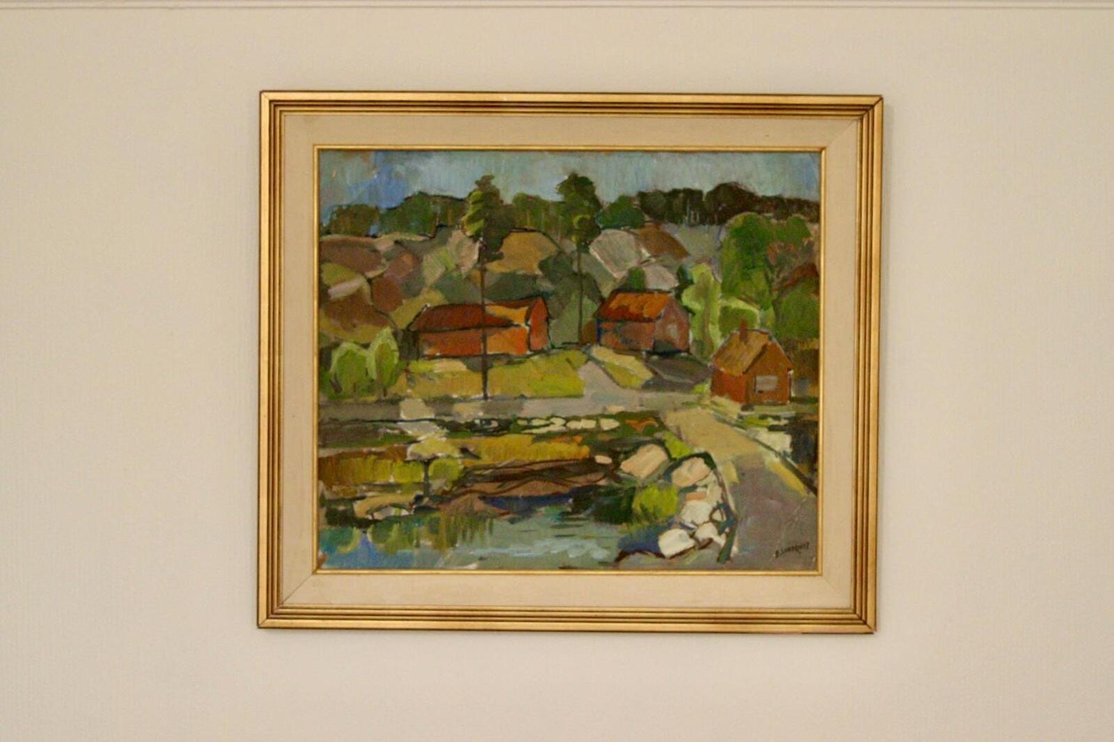 “Village” by Bertil Lundqvist