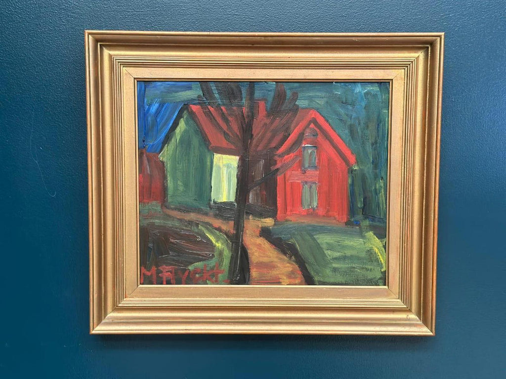 “Landscape with House” by Manfred Flyckt