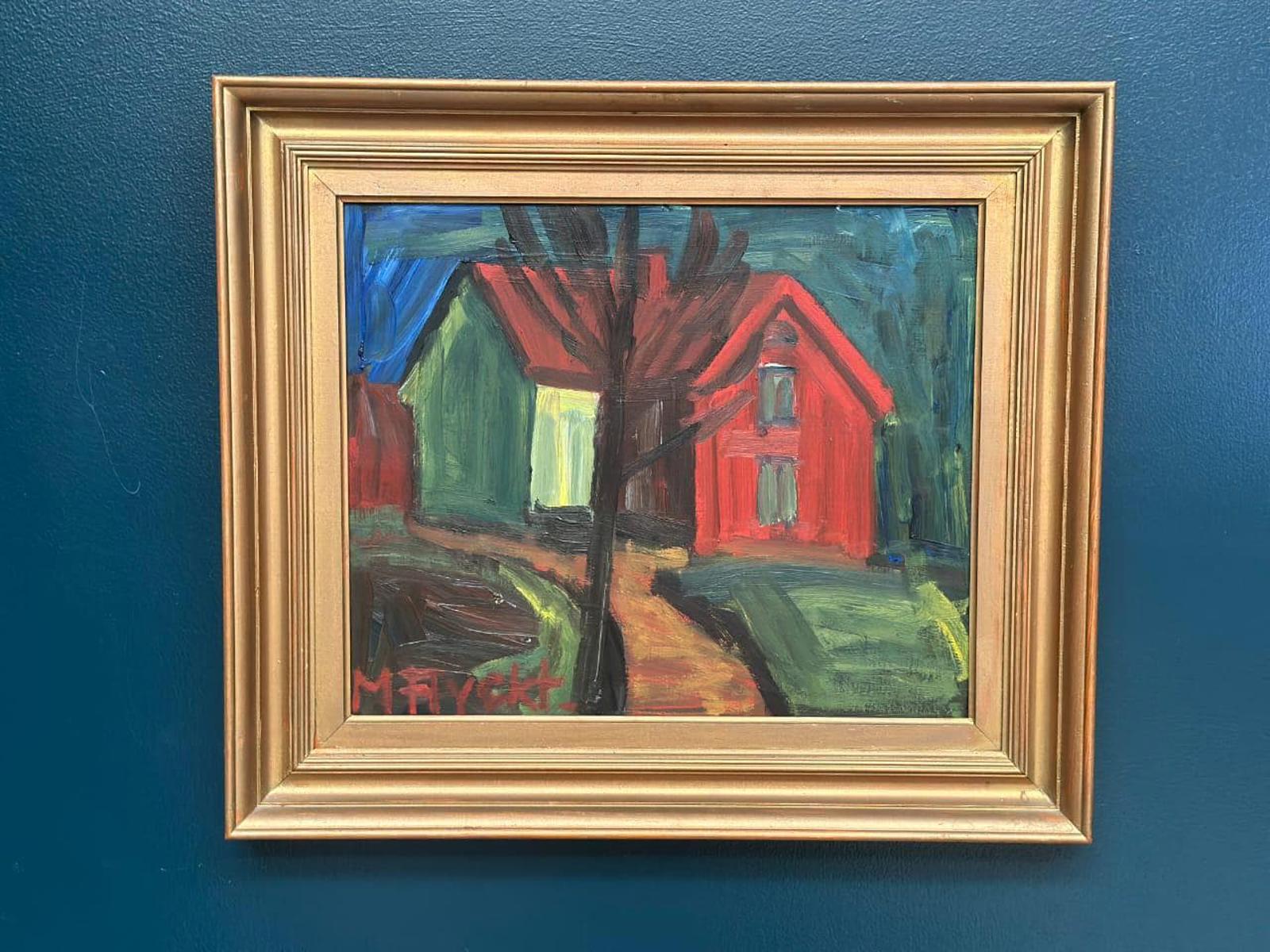 “Landscape with House” by Manfred Flyckt