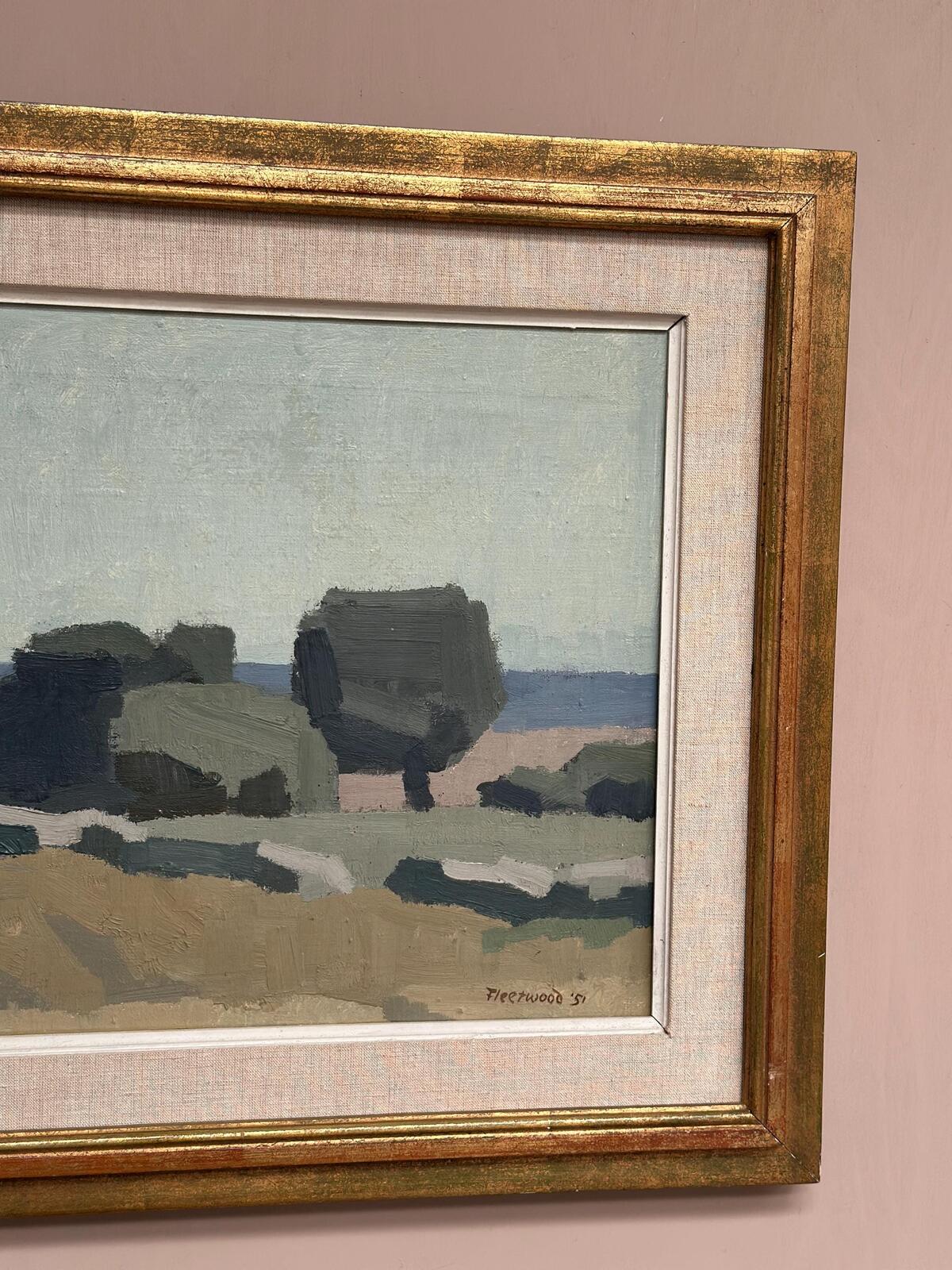 “Landscape” by William Herbert Fleetwood (1915–1993) – 1951