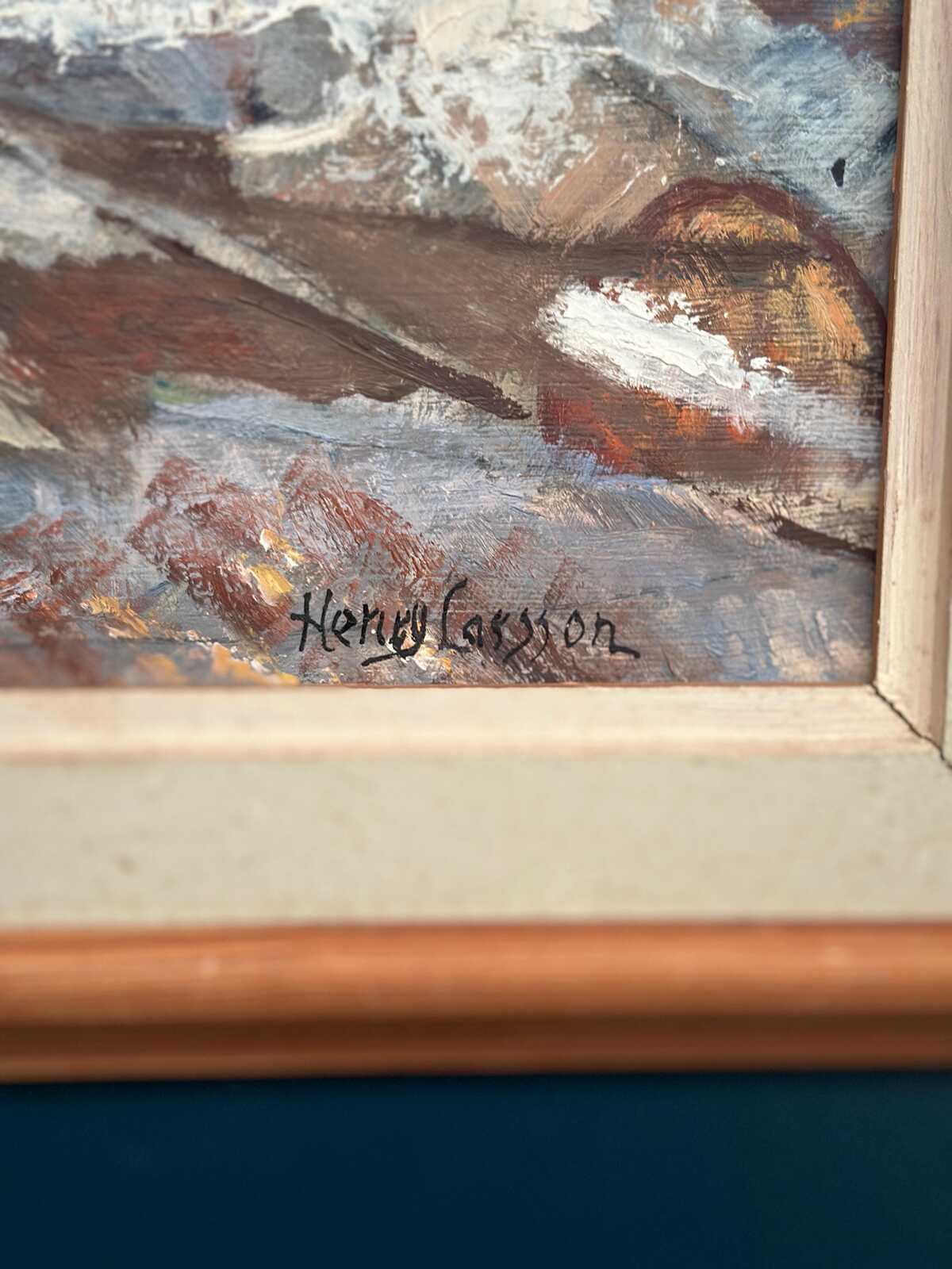 “Cityscape with Snow” by Henry Larsson
