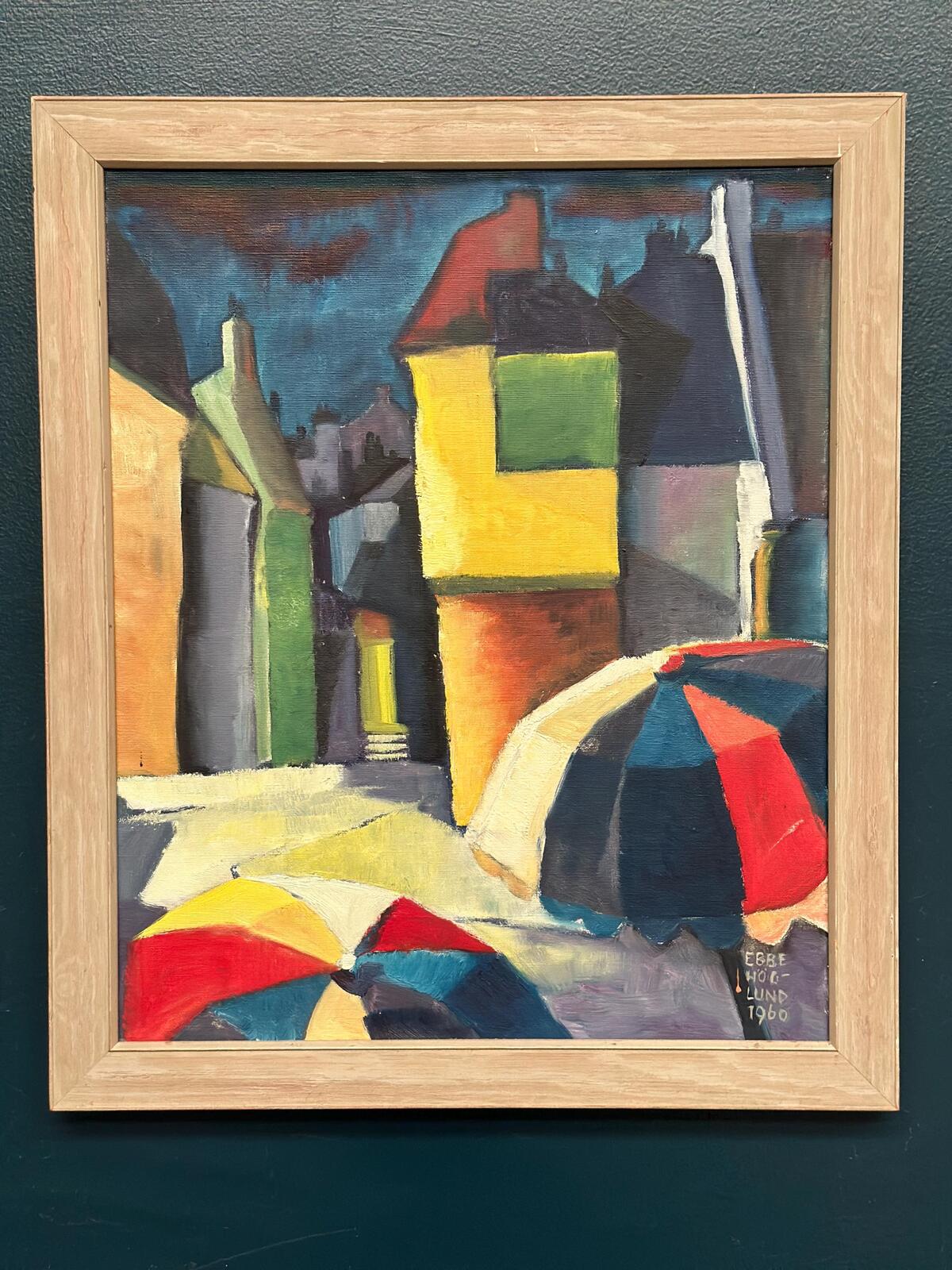 “Cityscape with House Facades” by Ebbe Höglund