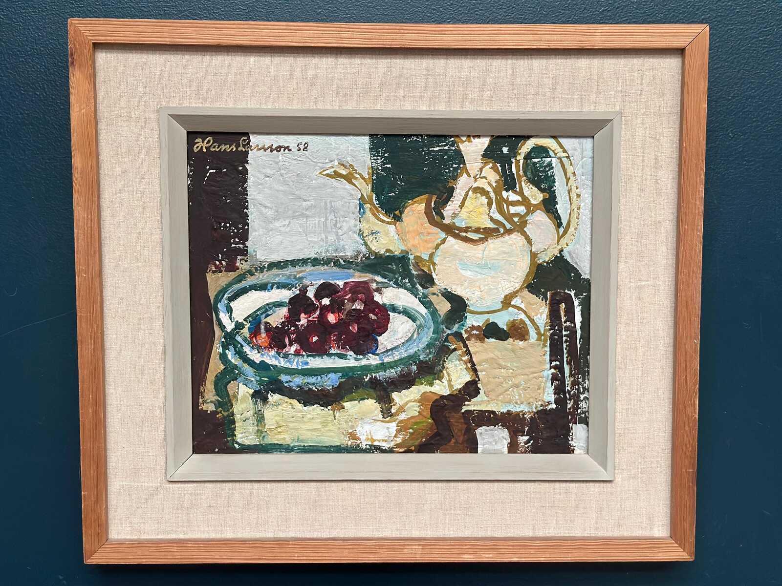 “ Fruits and Teapot” by Hans Larsson