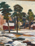 “Winter Landscape” by B. Lundqvist