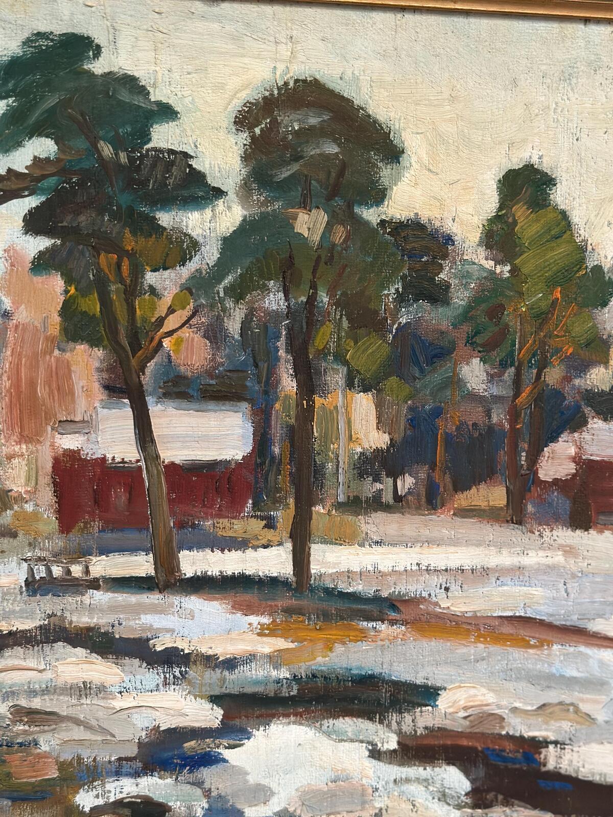 “Winter Landscape” by B. Lundqvist