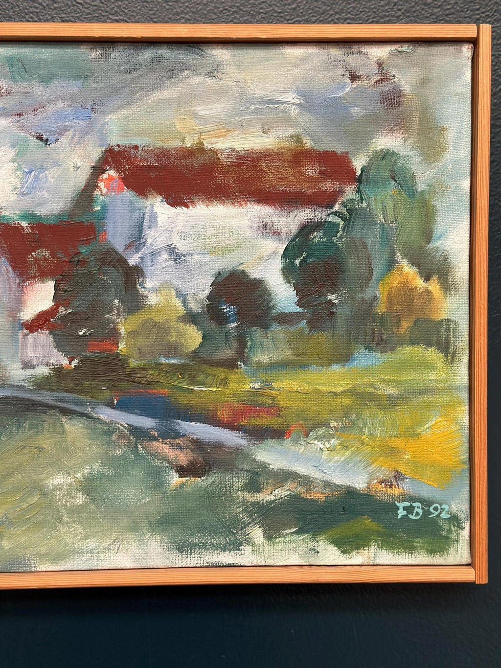 “Cottage and Trees” by Folke Björnfot
