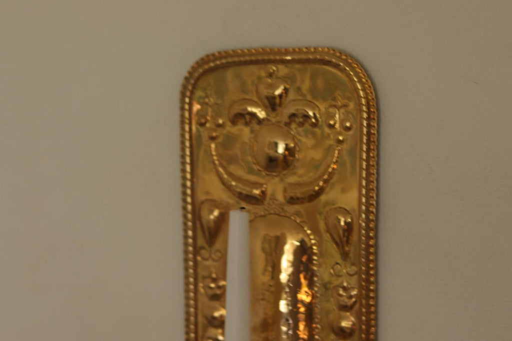 Pair Of Mid Century Swedish Brass Sconces