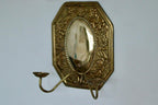Pair of Mid-Century Swedish Brass Octagonal Double Arm Sconces