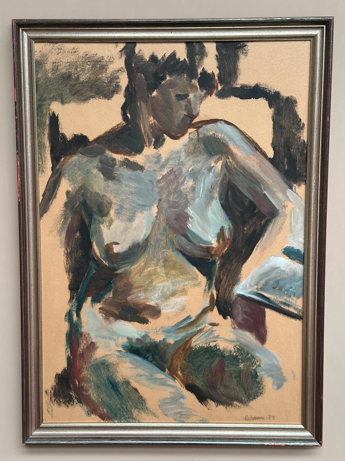 “Nude Study” by Mats Rehnman – Dated 1984