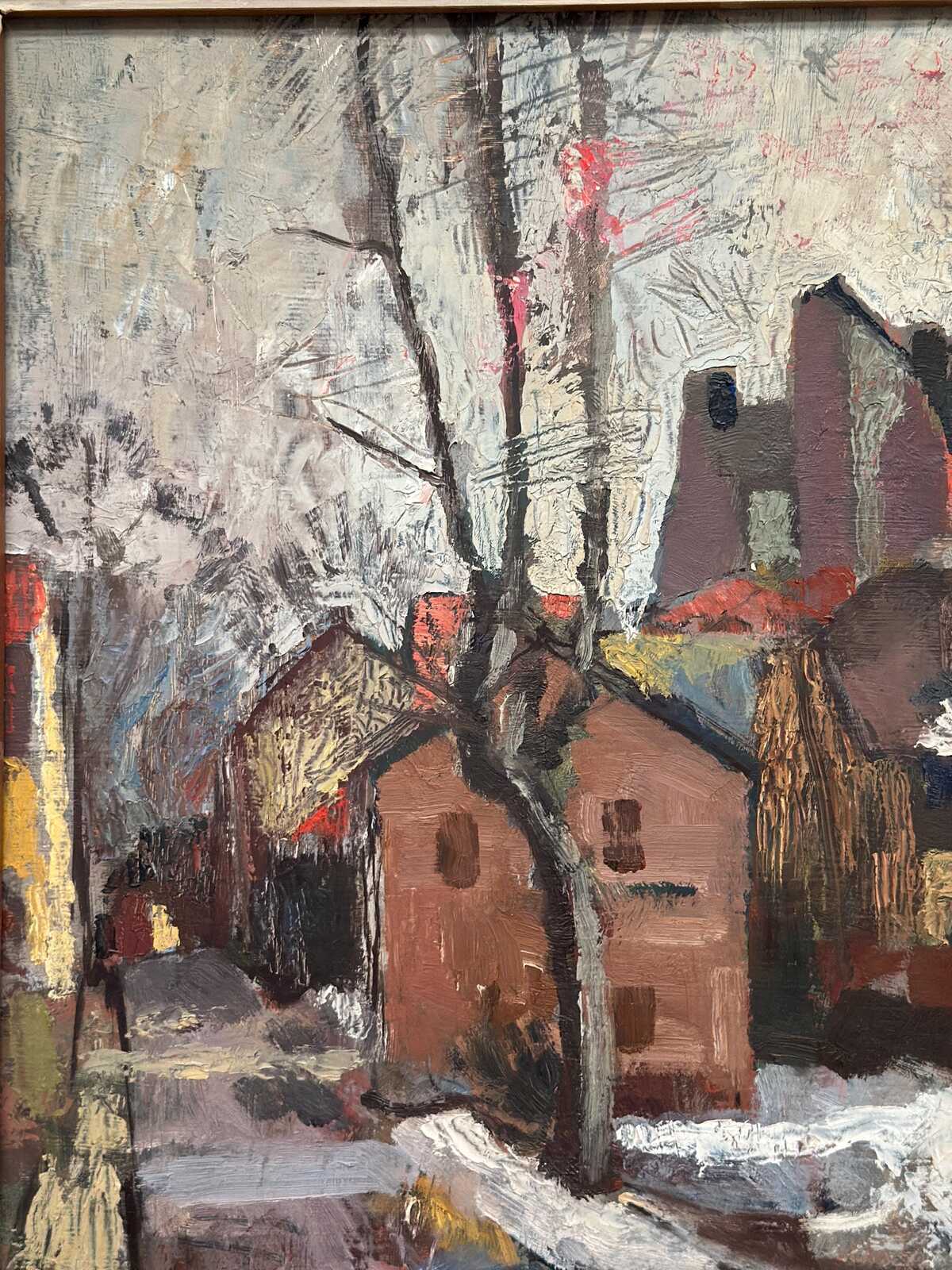 “Cityscape with Snow” by Henry Larsson