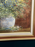 “Summer Flowers in a Pot” by Jan Rhodin (1938–2022)