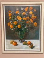 “Floral Still Life” by Arne Ericson – Dated 1967
