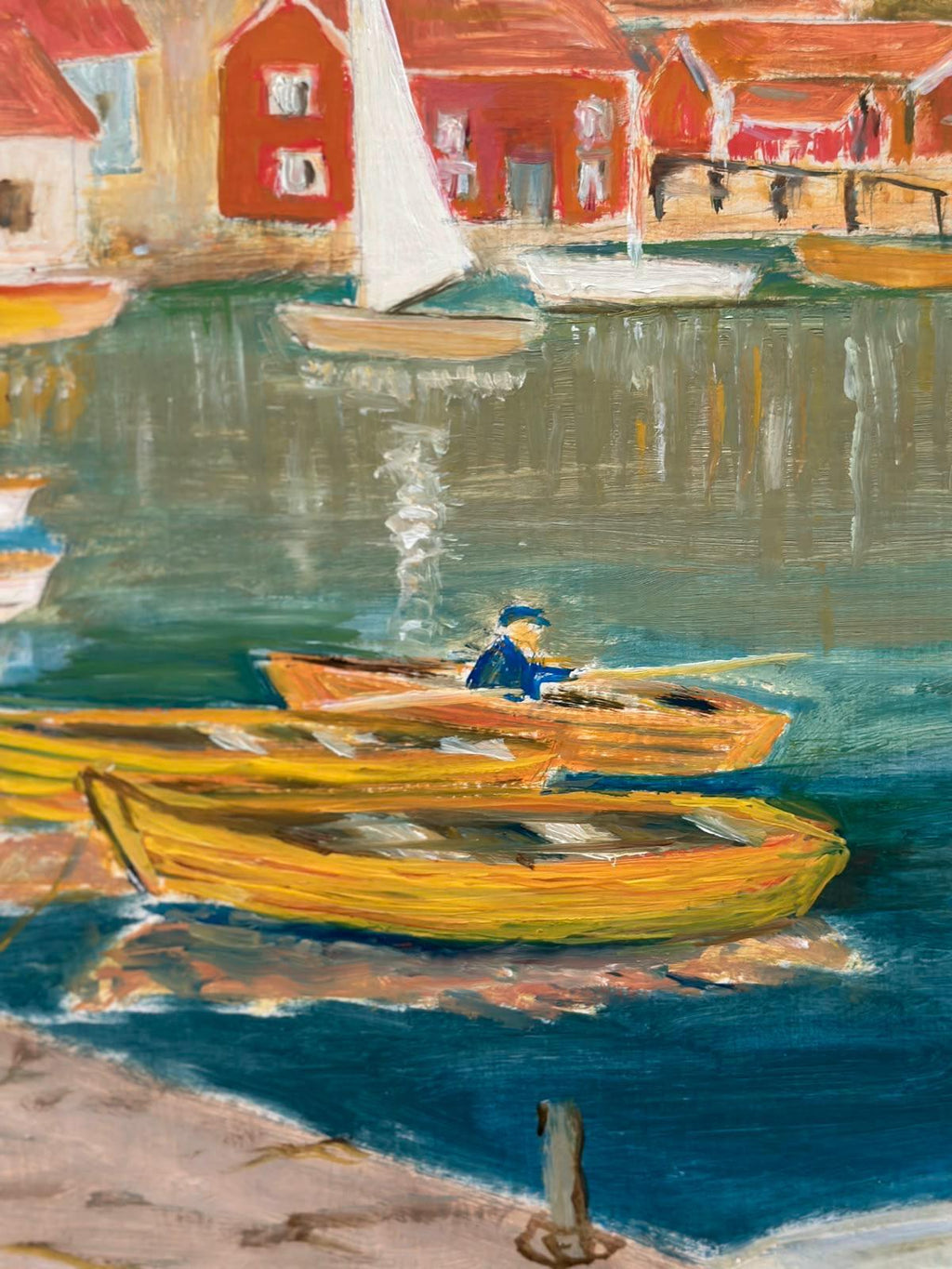 “Coastal Village” by Tage Nillson