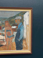 “Badgast och Fiskargubbe” by Fritz Henry Johansson