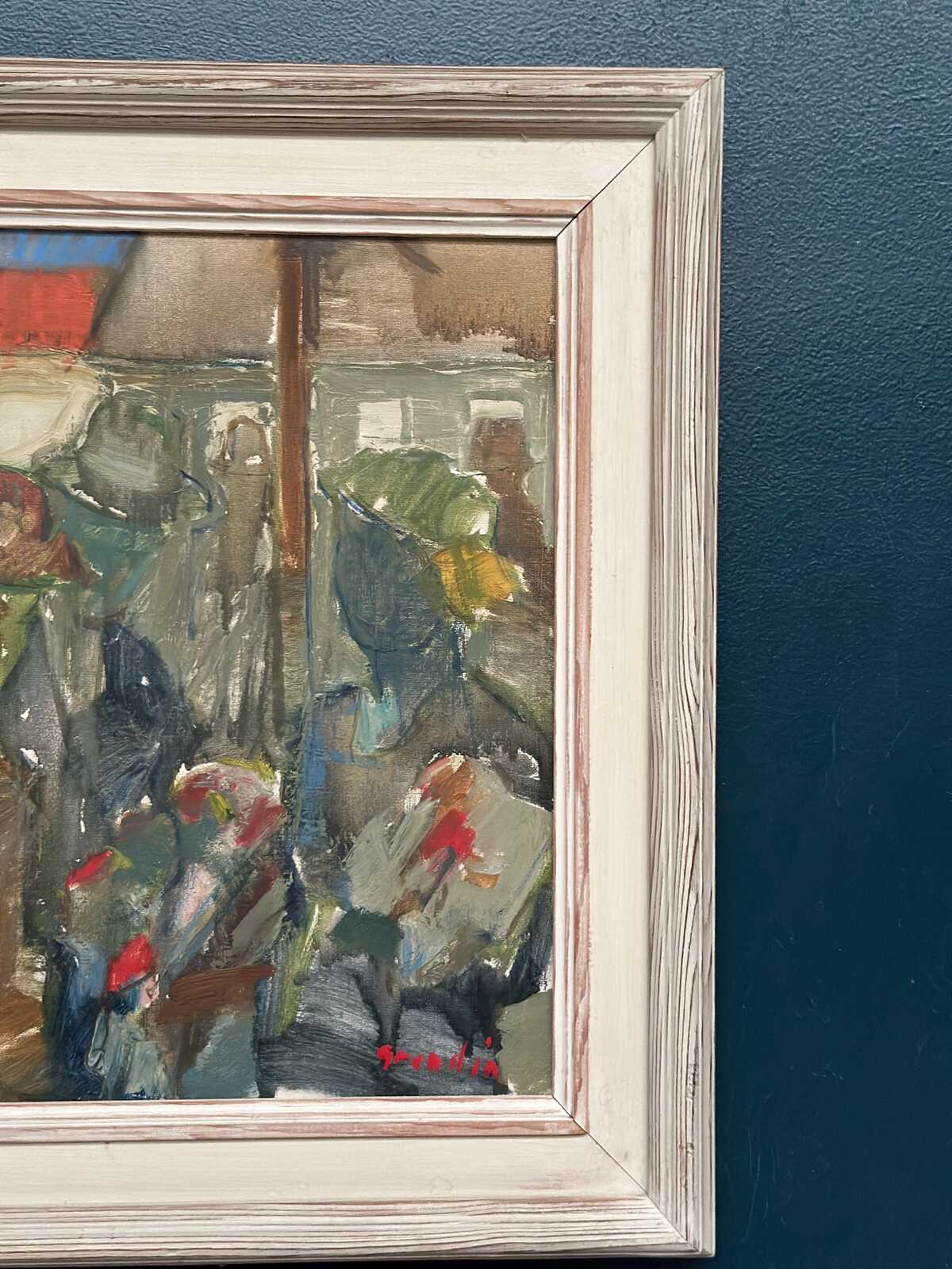“City Motif with People” by Sven Fritiof Teodor Grandin