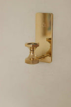 Pair Of Swedish Brass Sconces By GUSUM 1991
