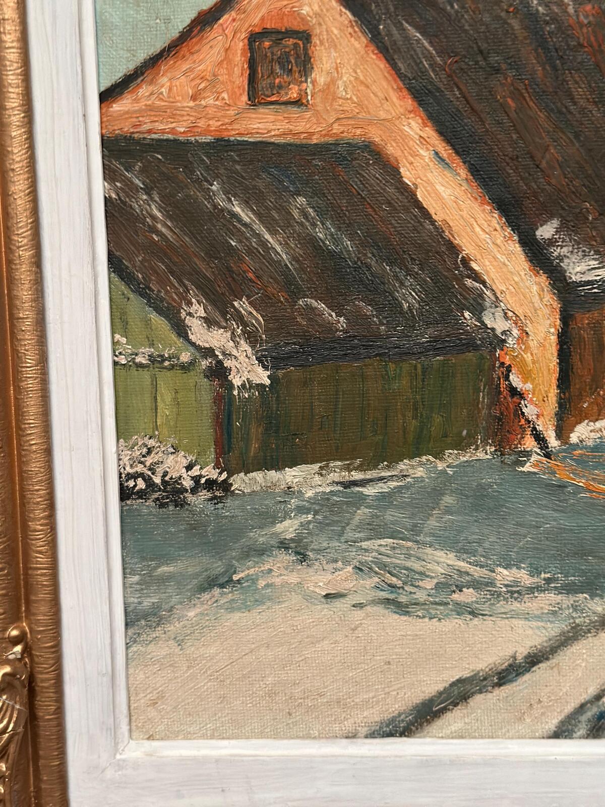 Townscape” by Harriet H. Axéll (b. 1938, Ljungby)