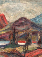“Hut Between Hills” by B. Elvsfedt