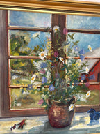 “Flowers by the Window” by Kaj Järpemark