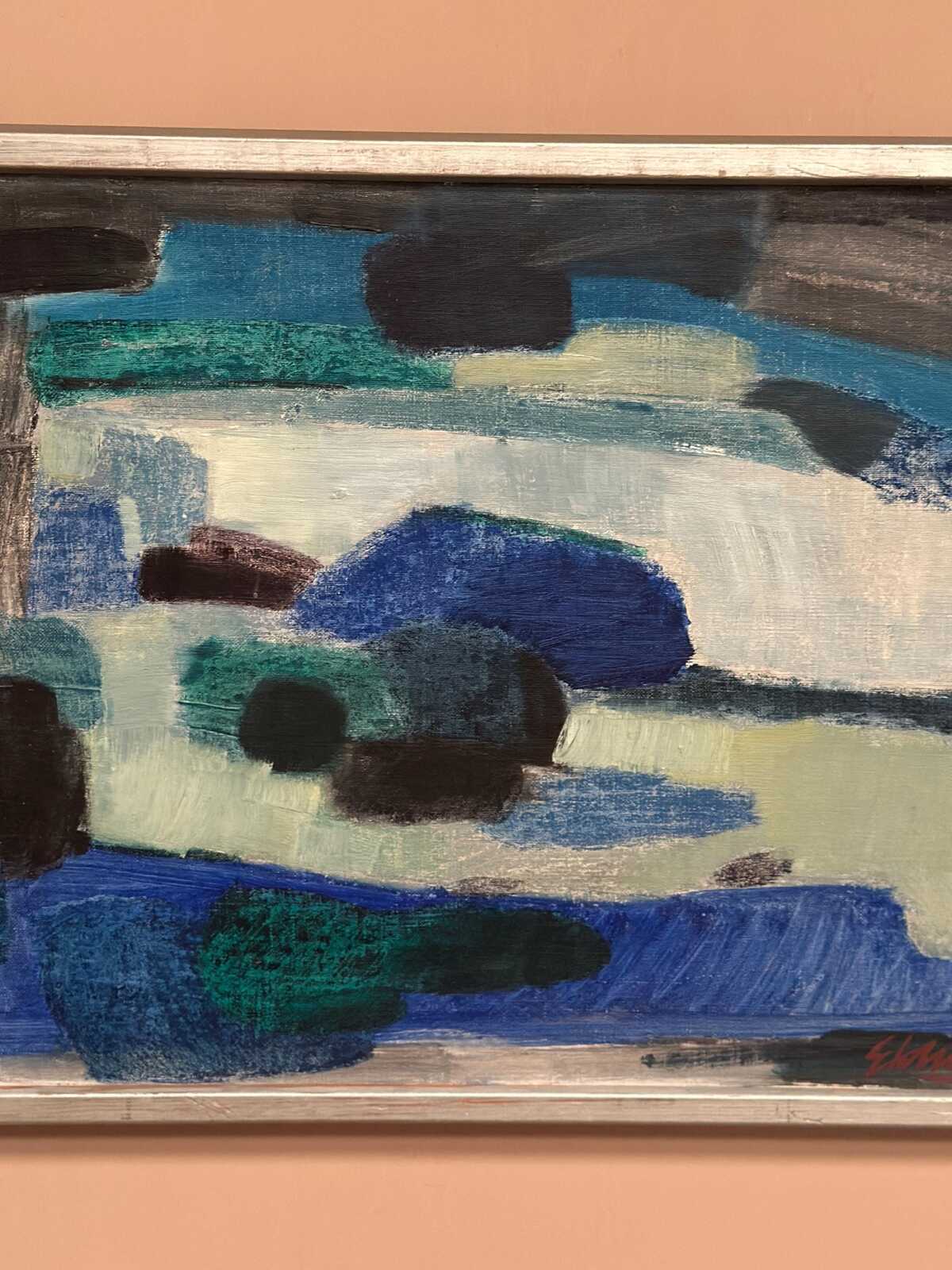 “Blå kust” (Blue Coast) by Bengt Eklund (1916–1989)