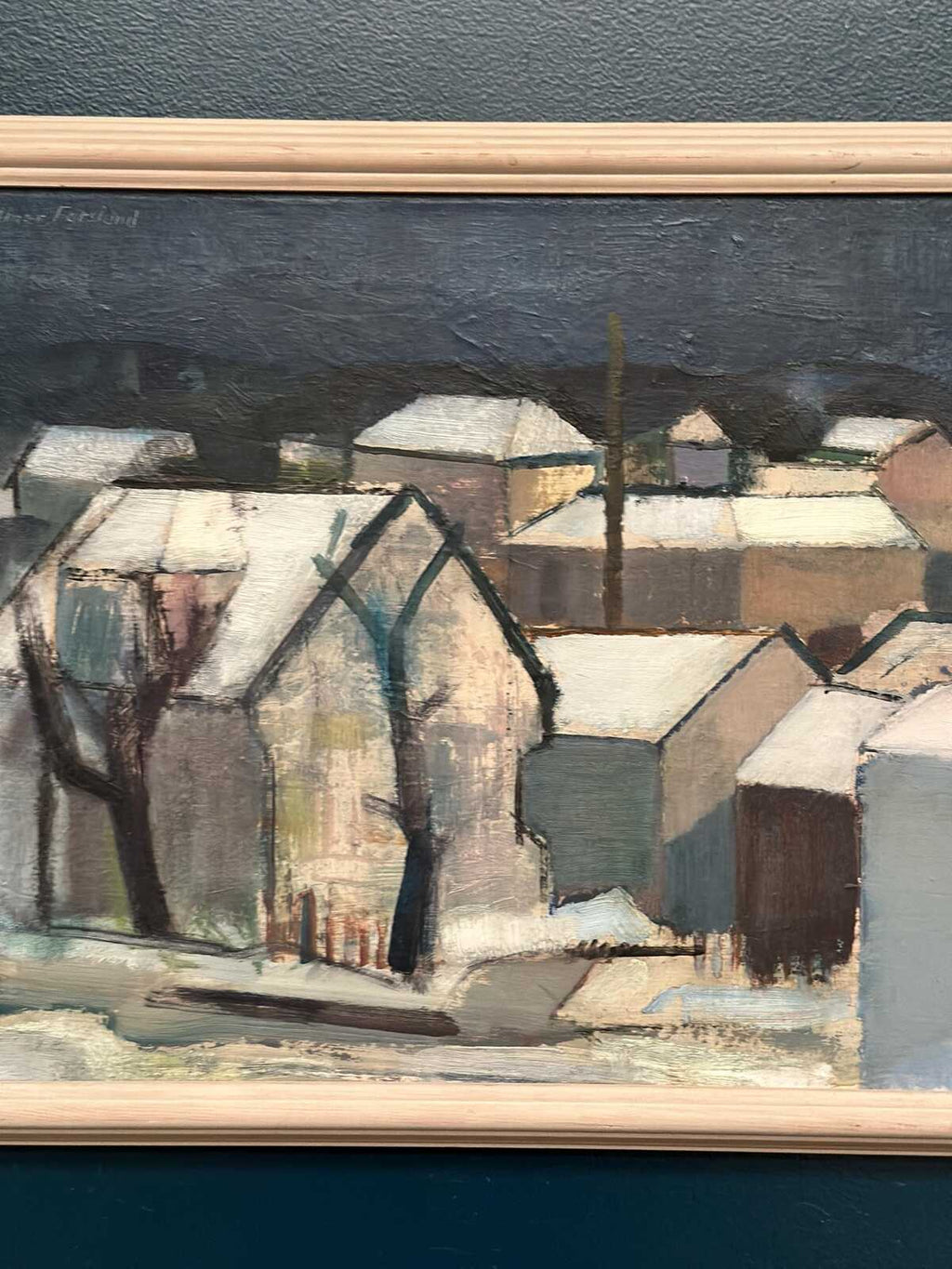 “Winter Night over the City” by Helmer Forslund