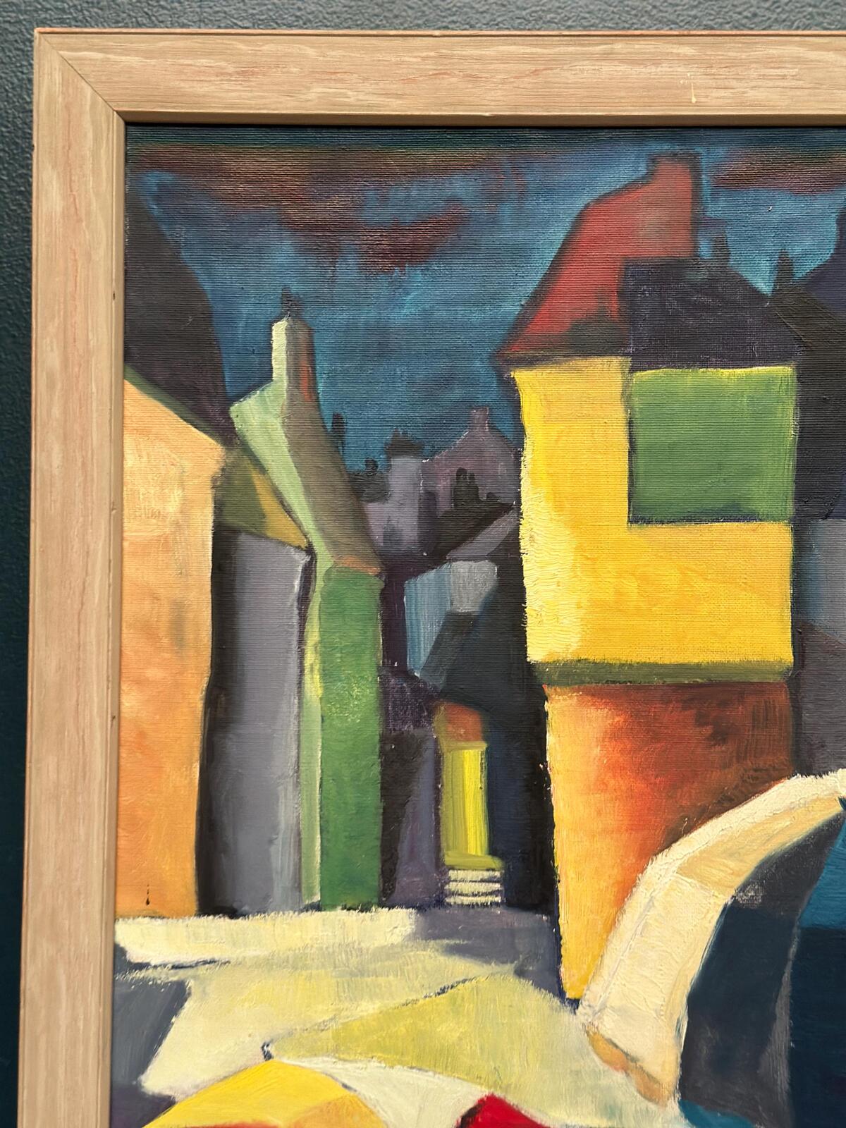 “Cityscape with House Facades” by Ebbe Höglund