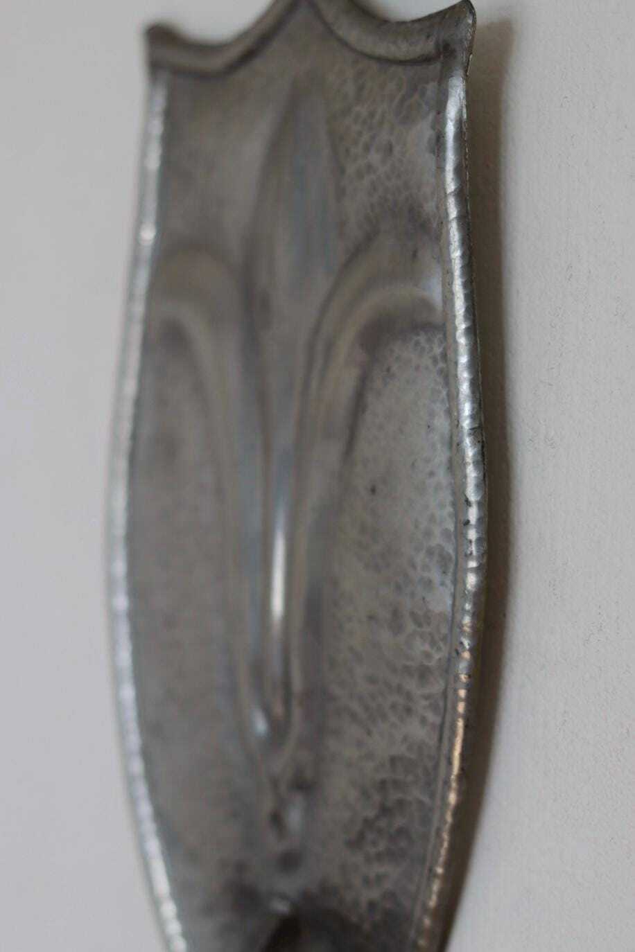 Pair Of Swedish Pewter Sconces