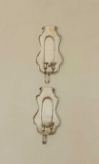 Pair Of Mid Century Swedish Pewter Sconces