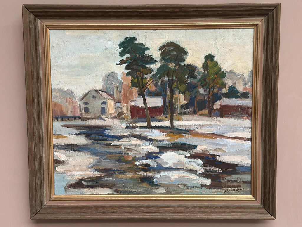 “Winter Landscape” by B. Lundqvist
