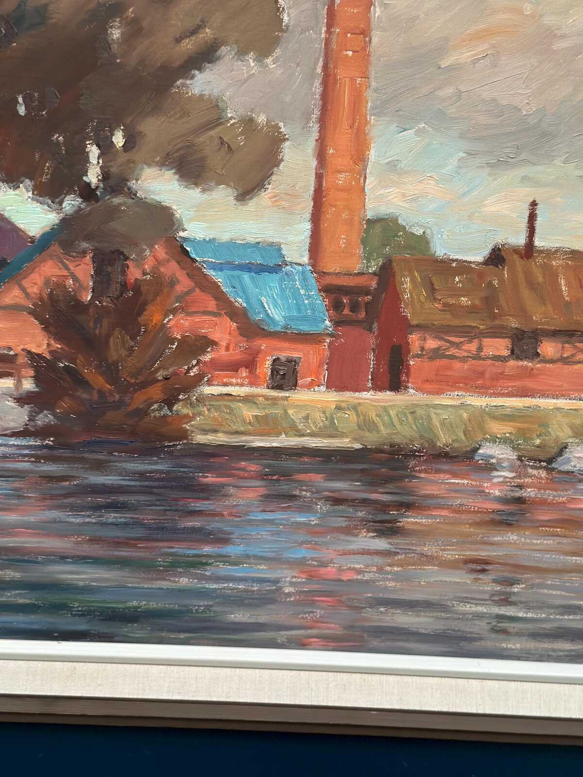 “Coastal Village” by Helge Andersson