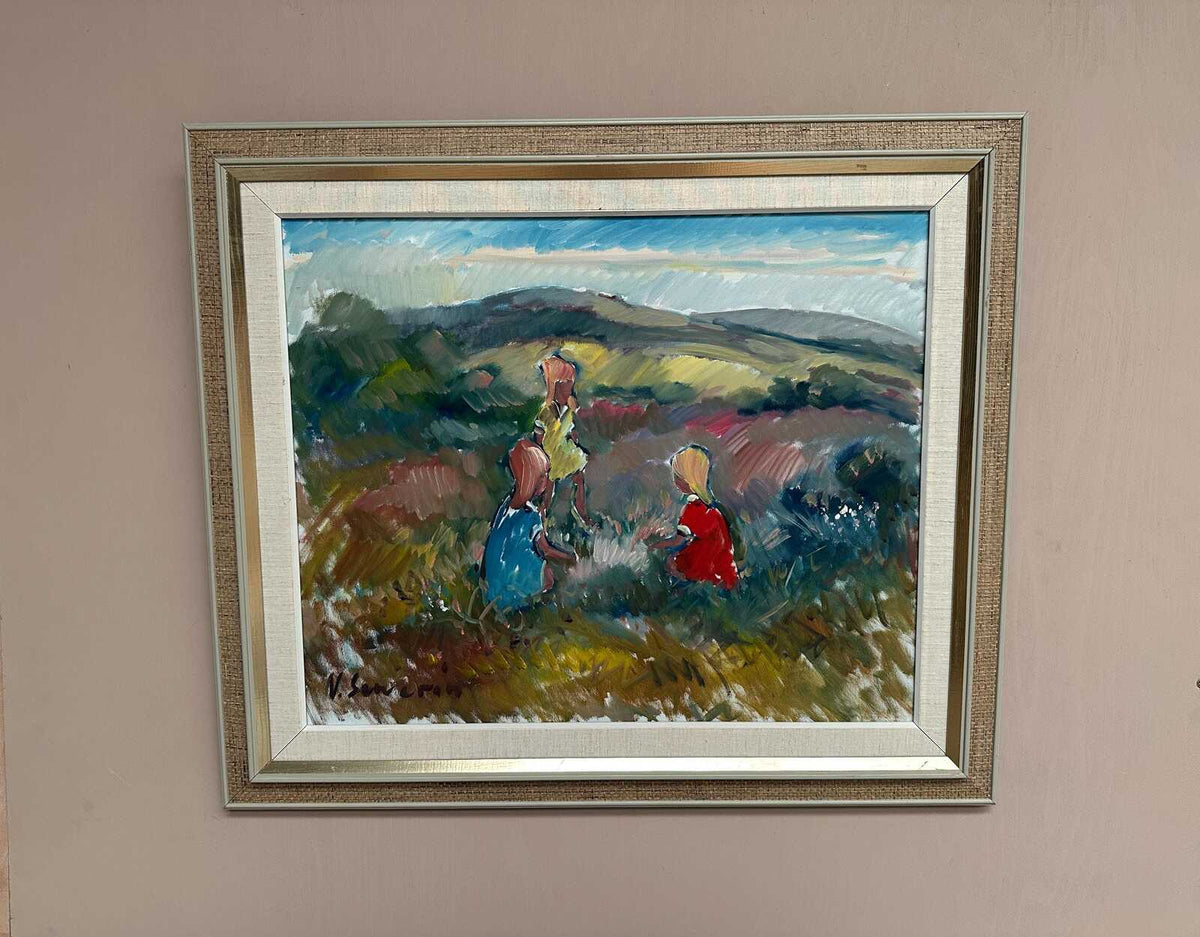 “Children Playing” by Nils Sewerin (1920–1985)