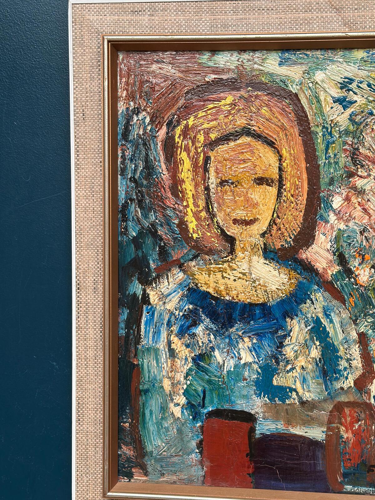 “Woman in Blue” by Gösta Falck